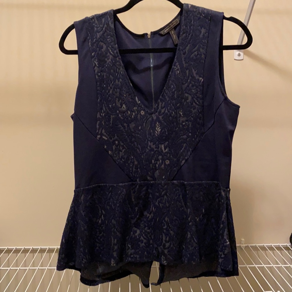 BCBG Max Azria Peplum Top